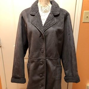 💥PRICE DROP💥 Denim & Co. Charcoal Grey Coat